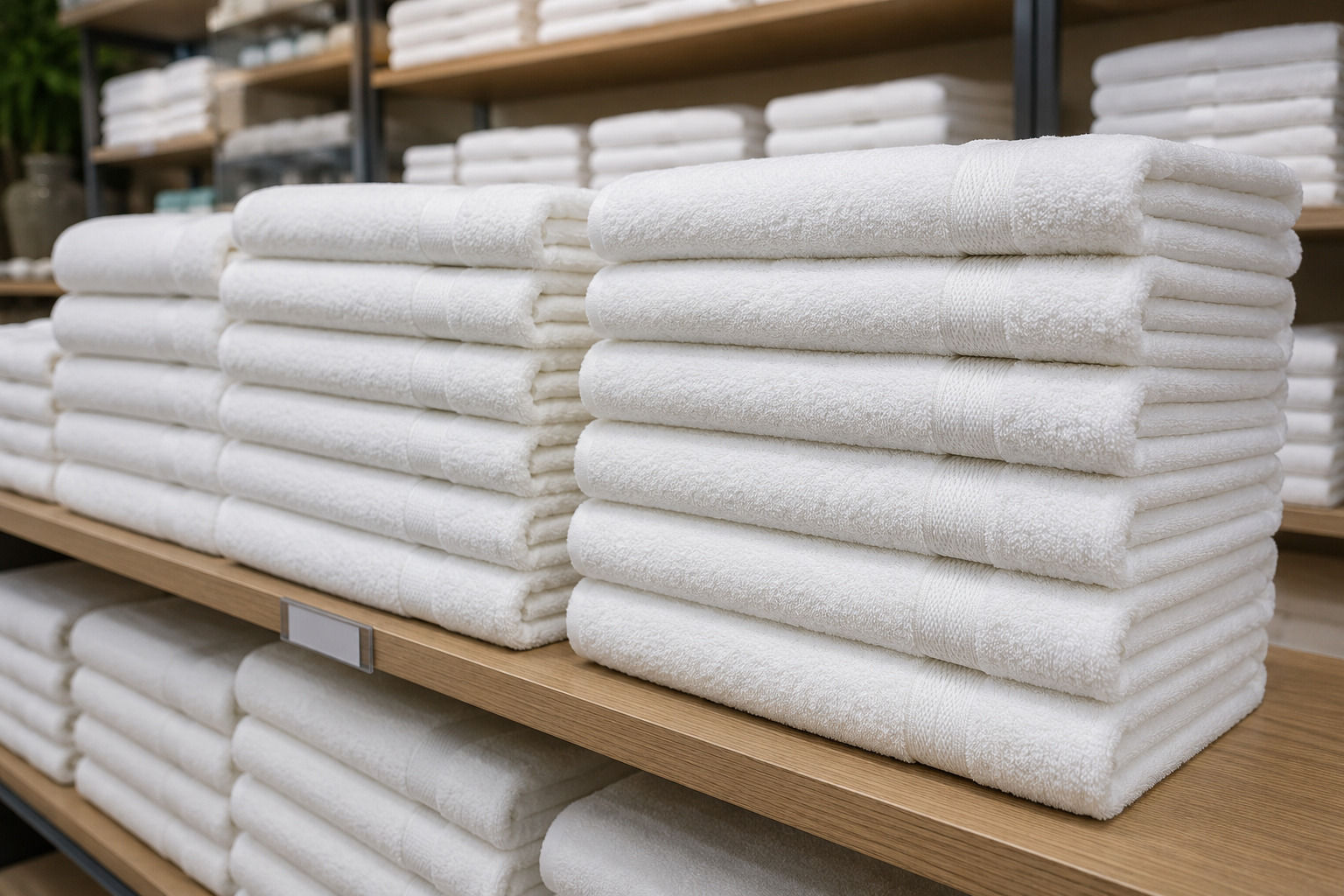 Plush 450GSM 90x150cms Bath Sheets - Bright White(30pc Pack)