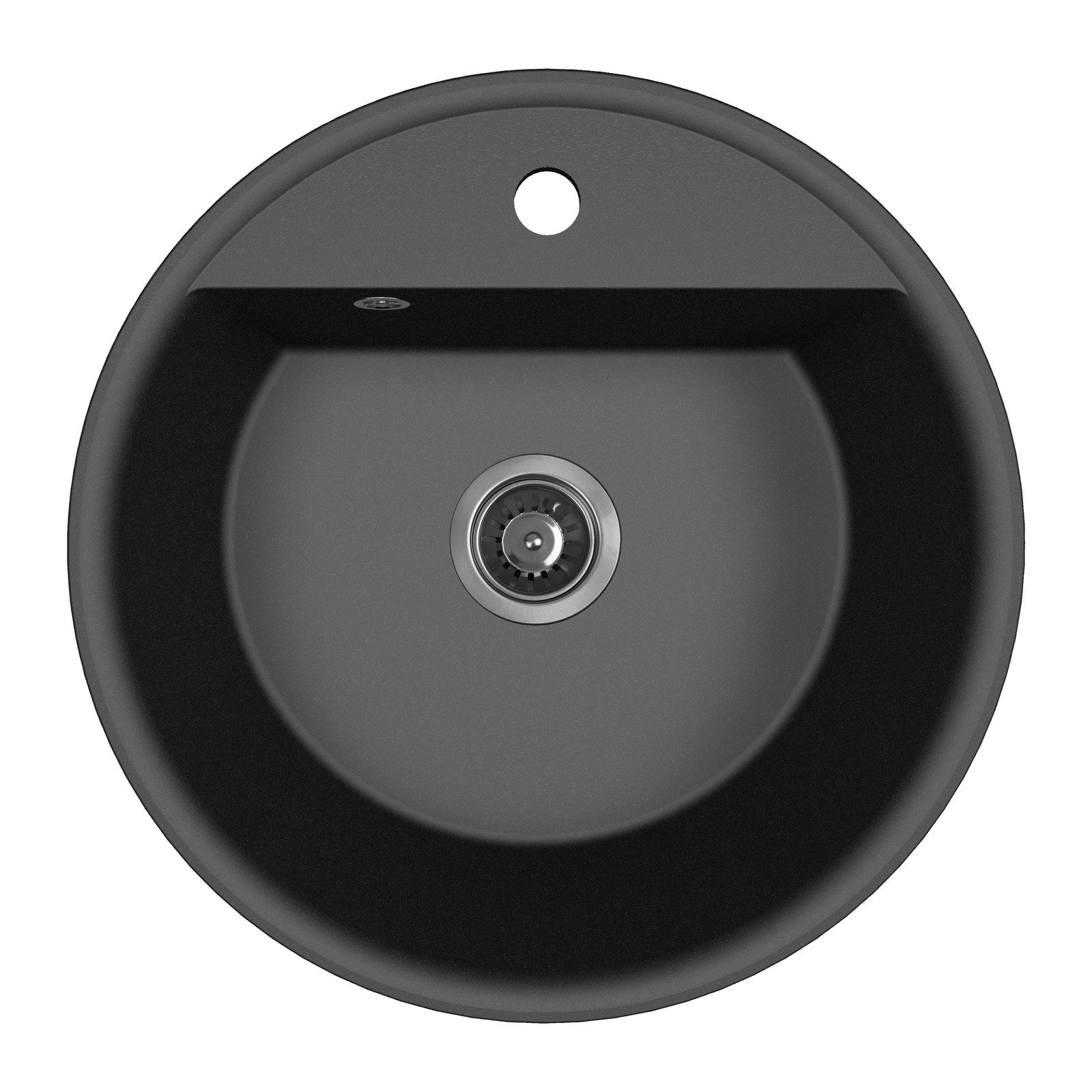 Laveo Muna 510 Granite Composite Kitchen Sink 1 Bowl - Black