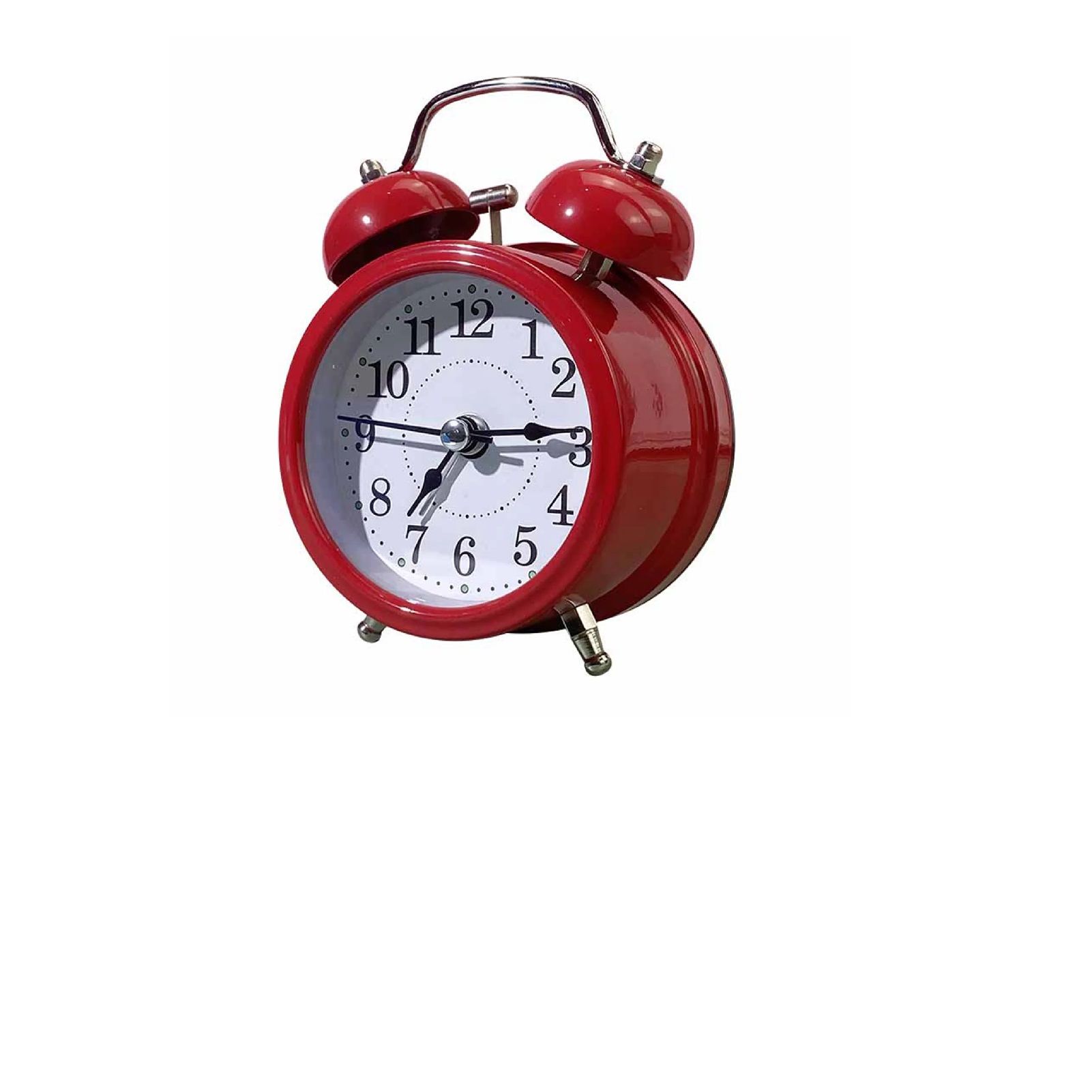 Metal Battery Powered Analogue Retro Double Bell Alarm Clock