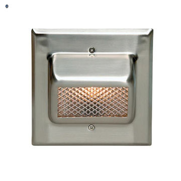 Foot Light Indoor Recess Satin Chrome E12 1x10w