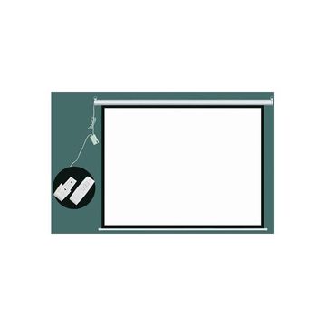 Esquire Electric Projector Screen 300 X 300 With Rf Remote Control, 290 X 290 Cm Viewing Area, 5Cm Black Border (Left Right Bottom), 15Cm Black Drop (Top), Power: 40W, Voltage: 230V, Frequency: 50Hz, Ideal For Home Cinema And Business Applications With A 