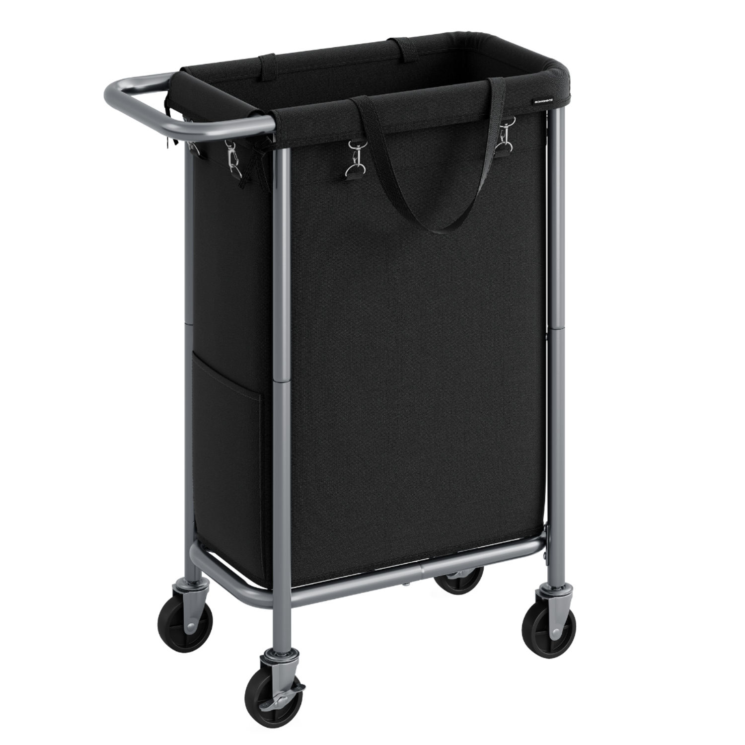 Rolling Laundry Hamper with Wheels & Removable Liner - 90.0 L