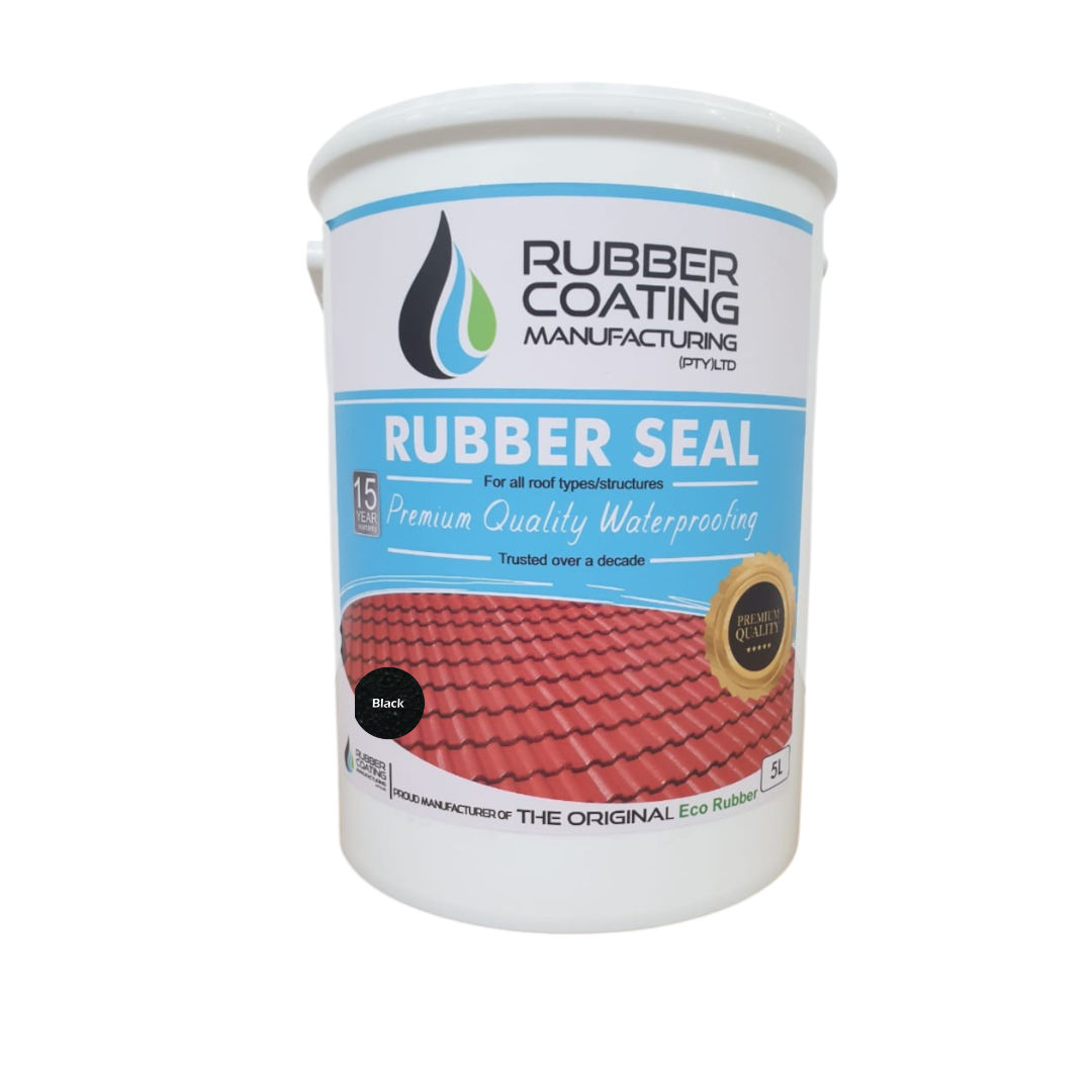 RCM Rubber Seal it Waterproof Coating Black 5 Litre