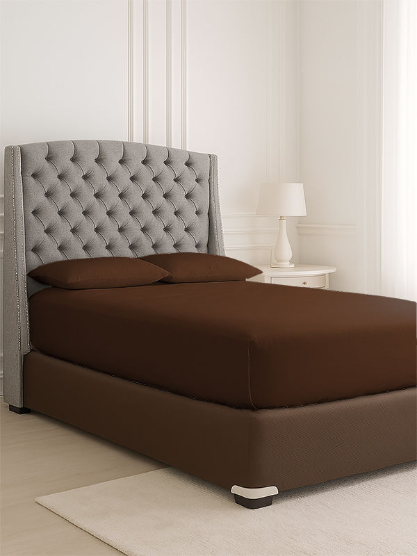 Everyday Collection Fitted Sheet - 90GSM - Tiramisu - Super King (1pc)