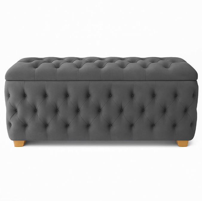 Ava Storage Box - Double Large -Dark Grey