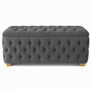 Ava Storage Box - Double Large -Dark Grey