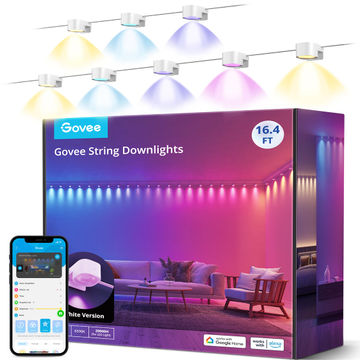 Govee RGBIC String Downlights (5m) - Smart RGBIC Ambient Wall/Ceiling Light