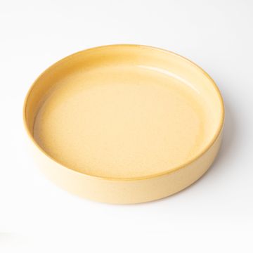 OMADA Flat Stackable Mustard Pasta Bowl Set of 4