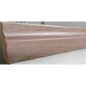 Skirting Nutmeg MDF Gloss Finnish 80mm x 14mm x 2400mm
