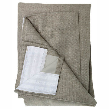 Matoc Readymade Curtain -Weave Dimout -SelfLined -Sand -Taped -265cm W x 250cm H