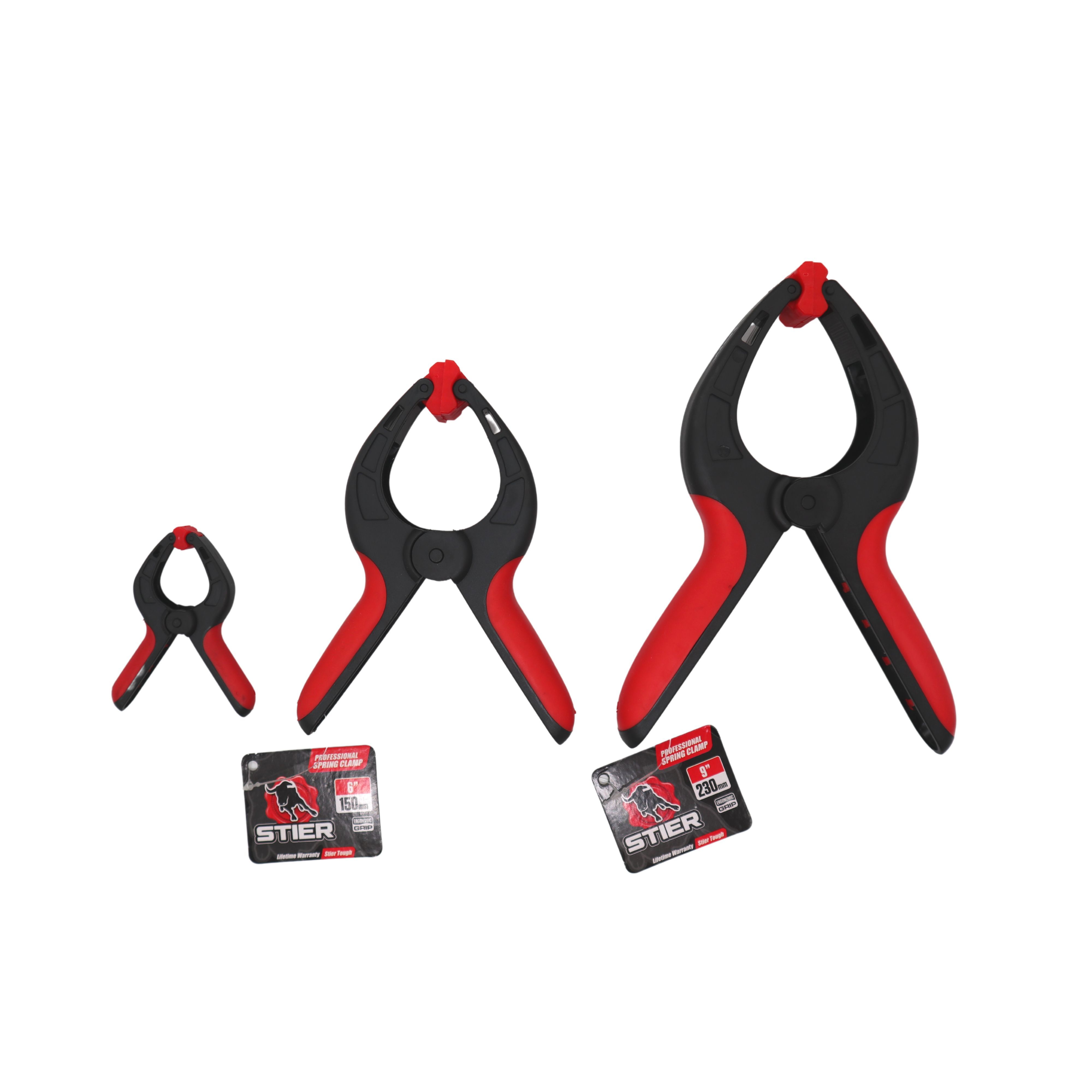 Spring Clamp 3 Piece Combo 75mm/150mm/230mm
