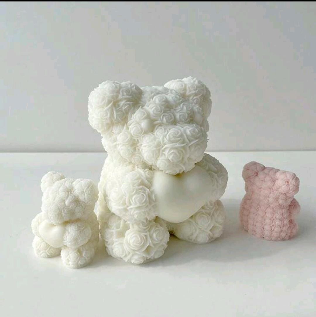Bear Family Candle Set
