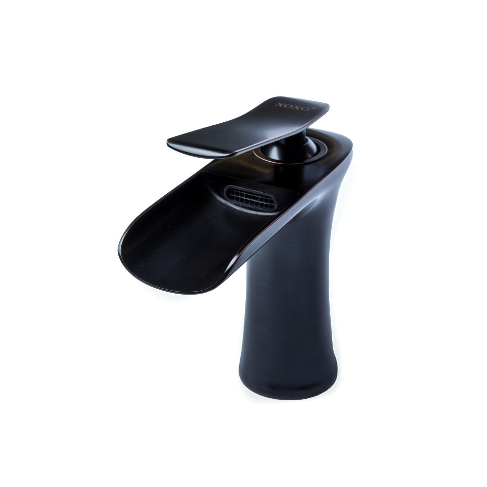 Trendy Taps Blackened Brass Waterfall Mixer