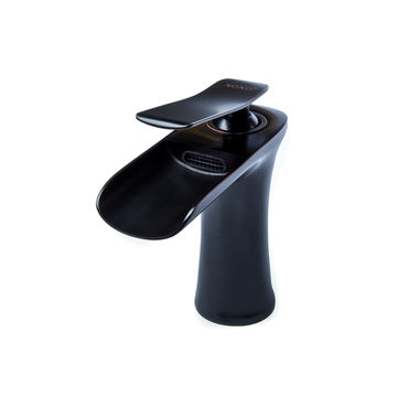 Trendy Taps Blackened Brass Waterfall Mixer