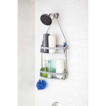 UMBRA FLEX SHOWER CADDY GREY