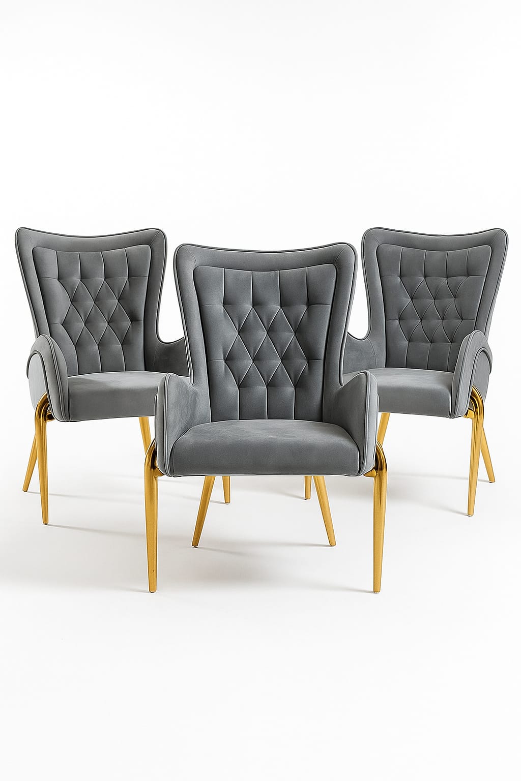 Prestige Home - Set of 2 - Amanda Grey Dining Chair