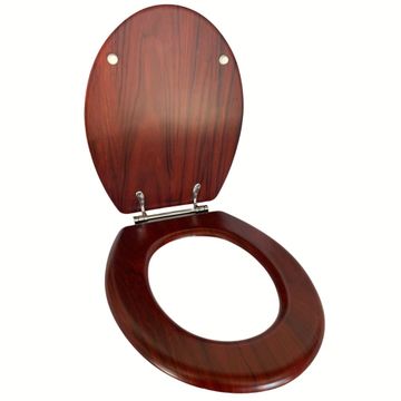 Lifespace Leading Design Premium Wood Toilet Seat - Mahogany