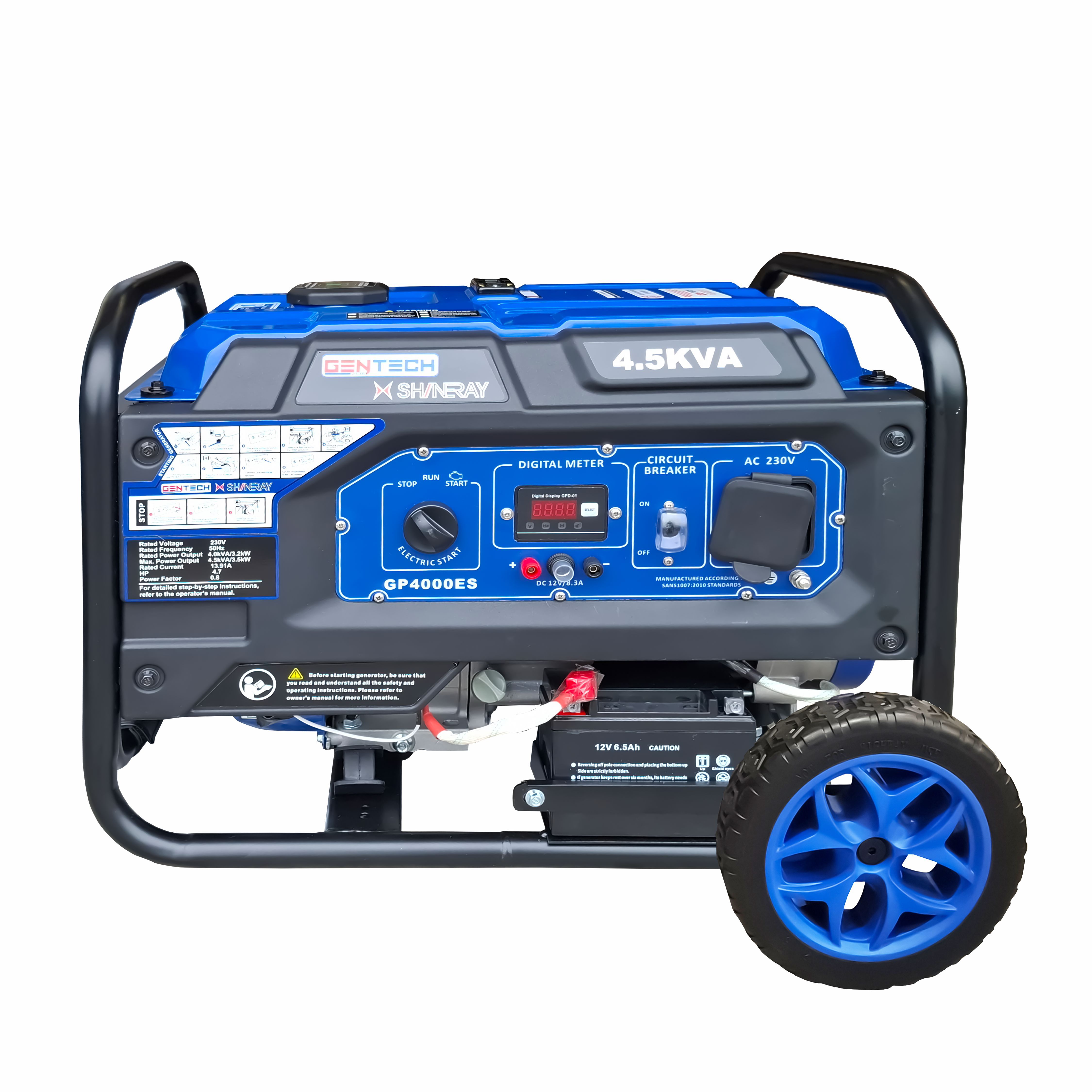 3.5KVA Electric Start Gasoline Generator