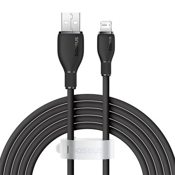 Baseus Pudding Series Fast Charging Cable USB to iP 2.4A 1.2m - Cluster Black