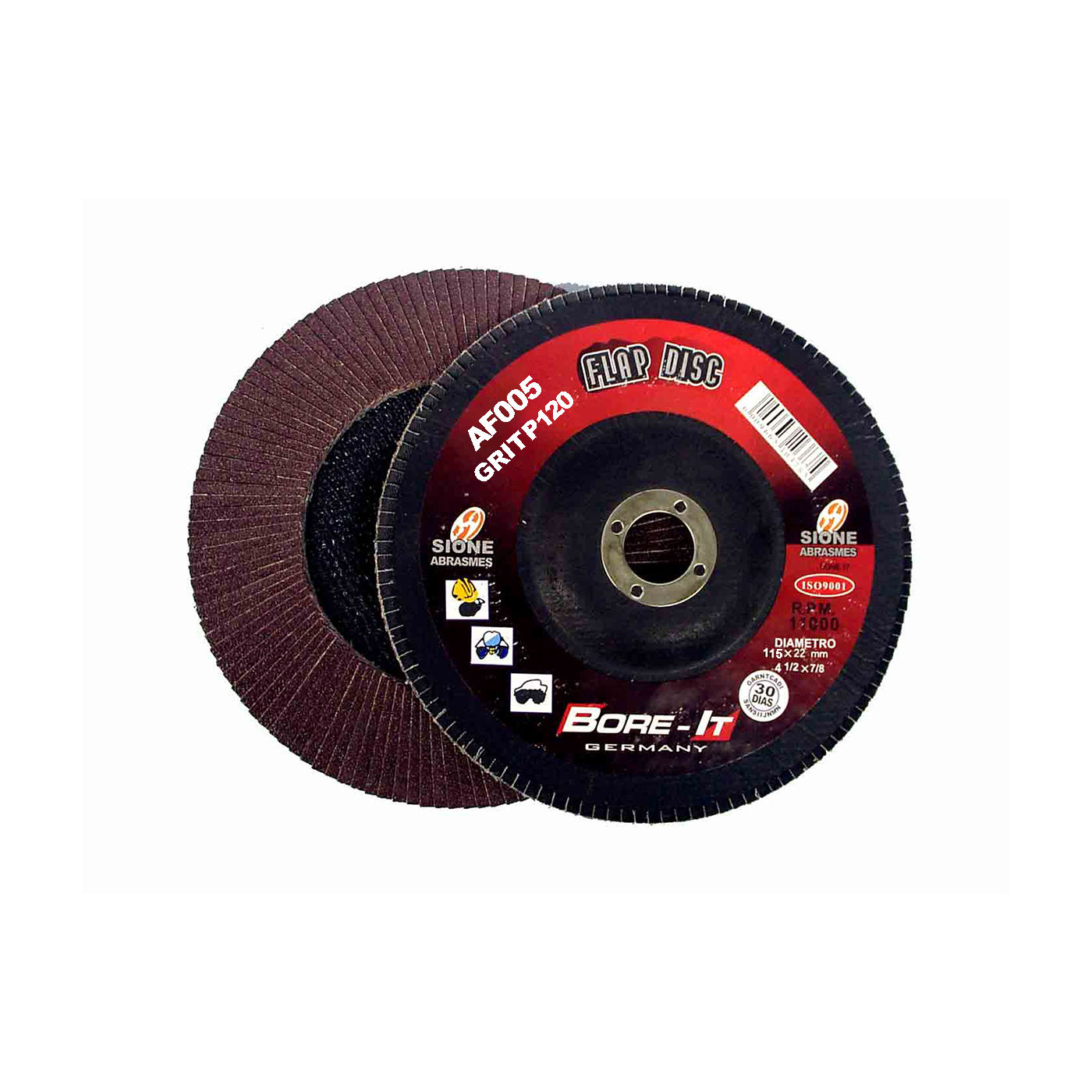 Flap Disc Bore-It 115Mm P120 X 22Mm