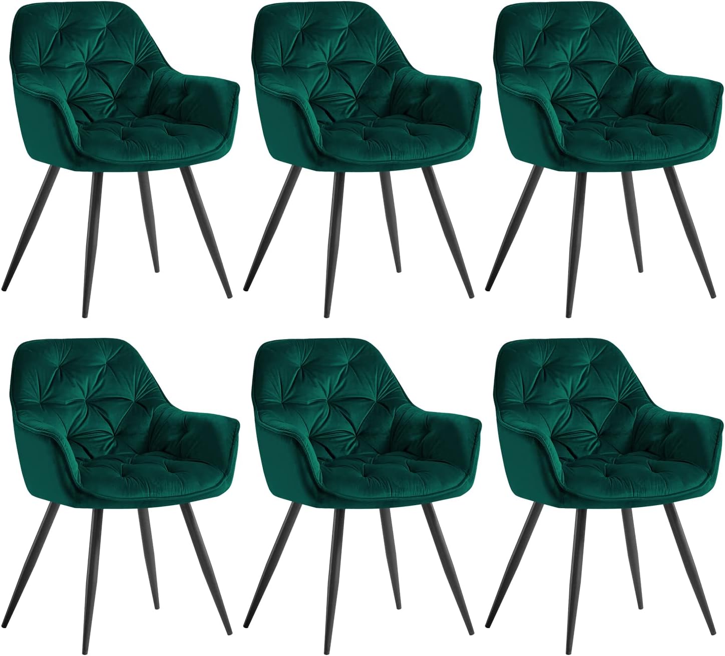 GOF Furniture - Lafoodie Dining Chairs Set Of 6