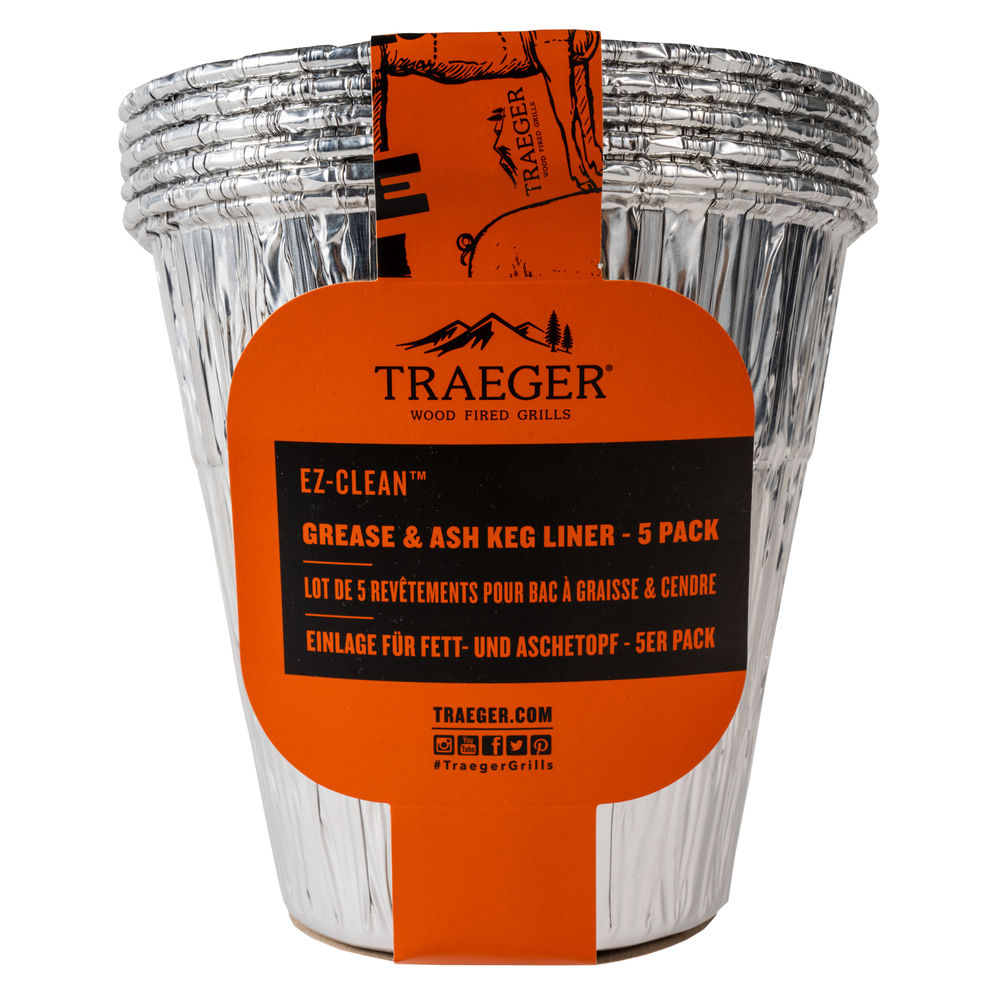 Traeger EZ-Clean Grease & Ash Keg Liner - 5 Pack