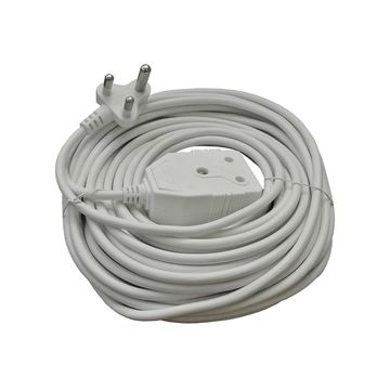 Extension cord 10amp 20metre white HG 1mm