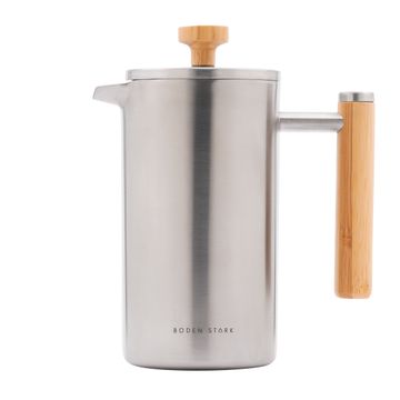 Boden Stark Anson Double Walled French Press Stainless Steel