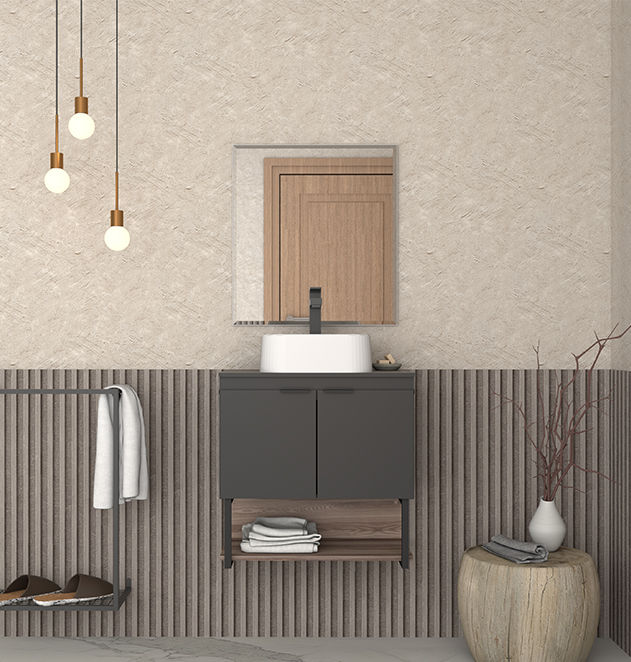 Cozimax Salvia Wooden Bathroom Vanity With Duna Basin