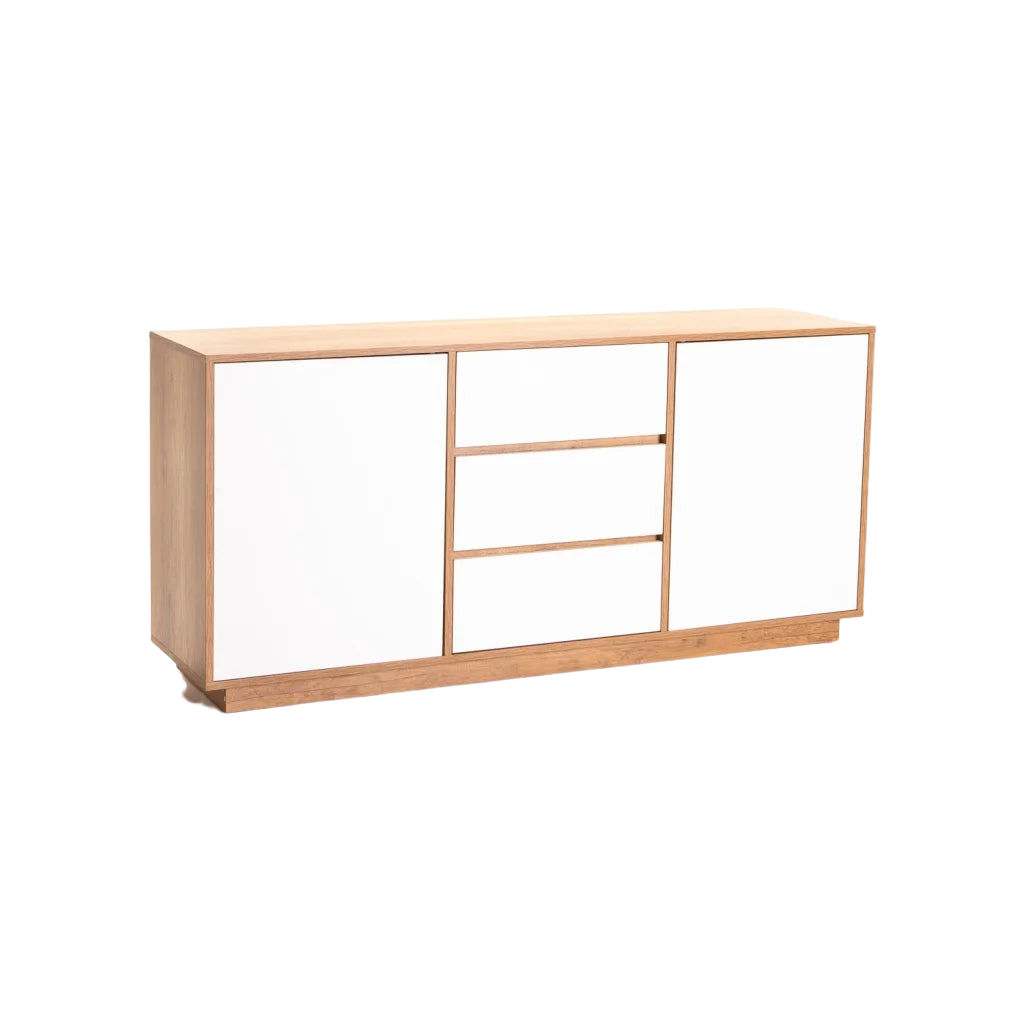 Vividitto - Jicama 2 Door 3 Drawer Sideboard - White