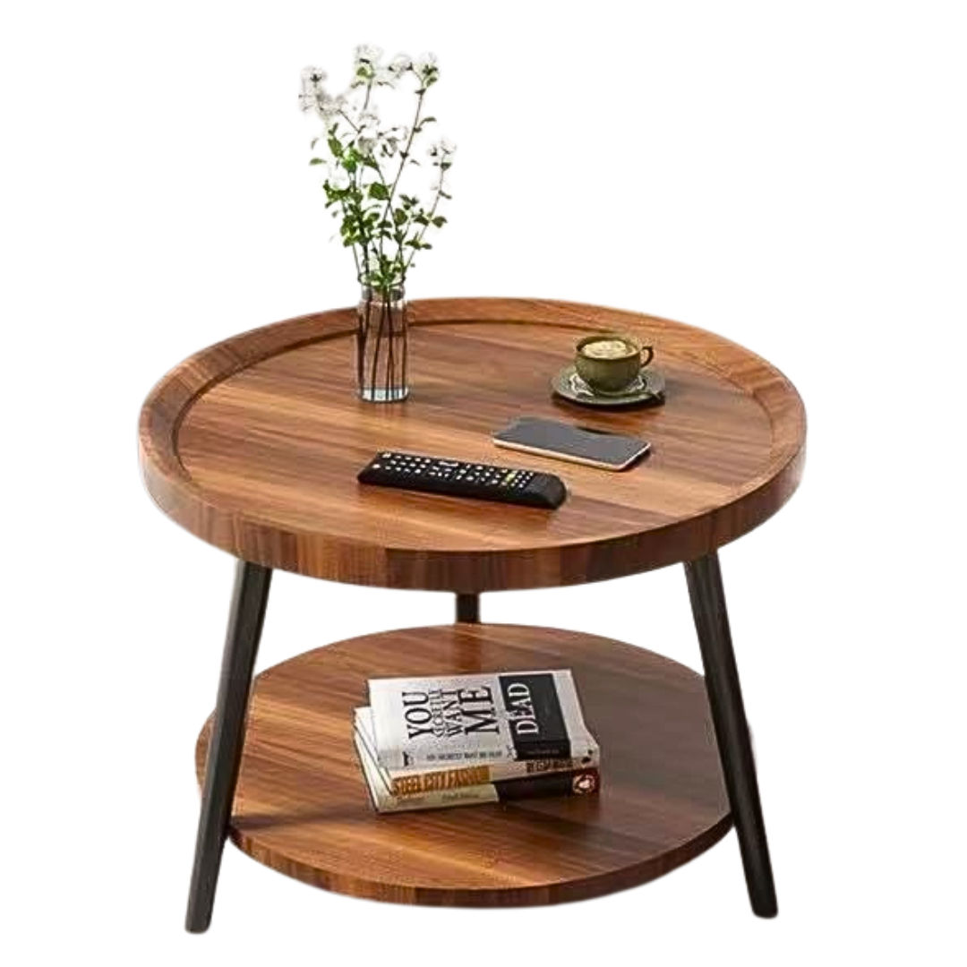 Muett 60cm Round Wooden Coffee Table
