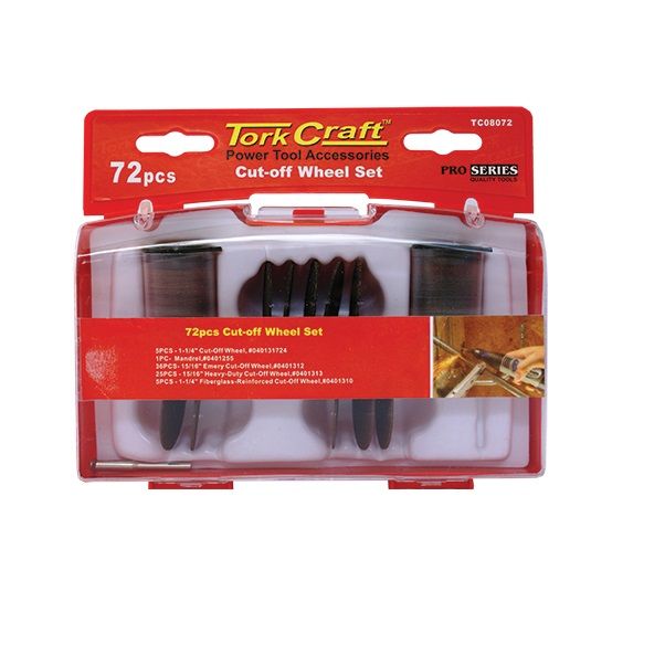 Tork Craft - Mini Rotarty Cut-off Wheel Set 72 Piece - 3 Pack