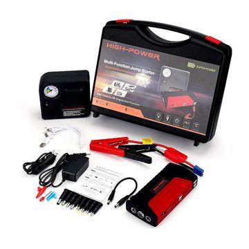 12v Car Jump Starter Battery Charger Power Bank with Compressor Pump