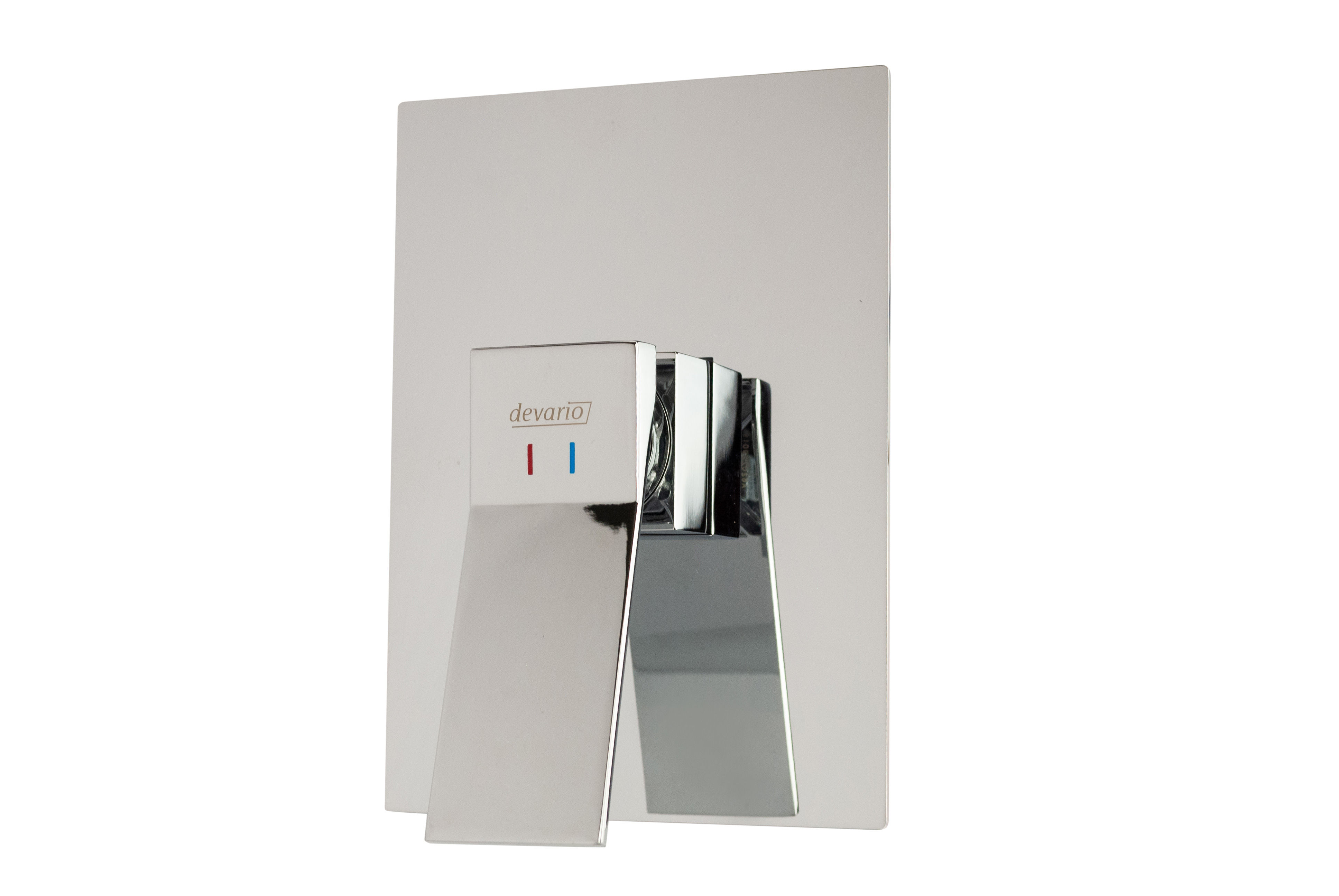 Milan Shower Mixer Brass - Chrome