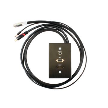 Wall Box Female HDMI | VGA | Aux | Ethernet | USB A Port