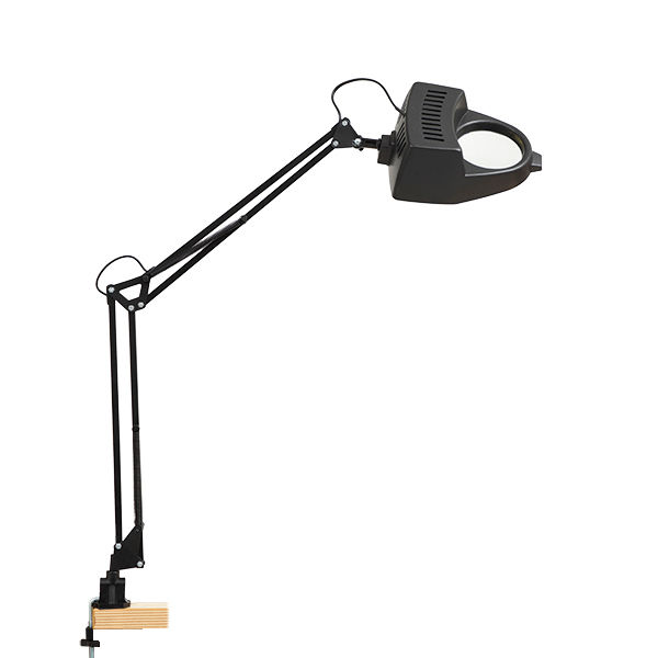 The Lighting Warehouse - Desk Lamp Magnifier Black