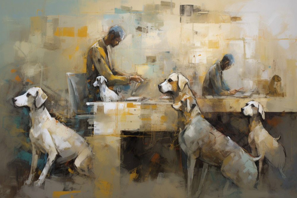 Canvas Wall Art - Earthy Tones Energetic Brushstrokes  - A1081 - [120 x 80 cm]