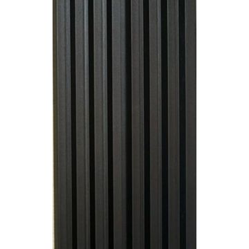 Alpine Black PVC Wall Panel(Pack of 10)