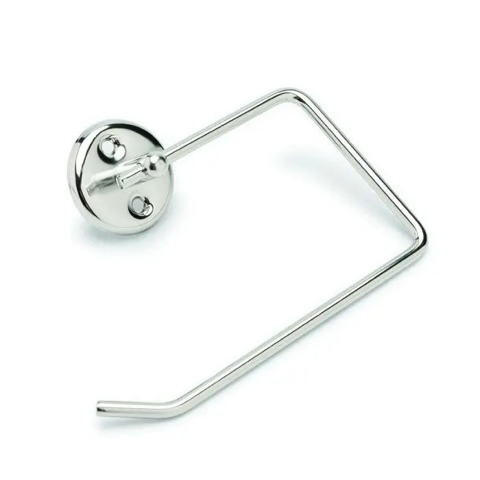 Woodly Toilet Roll Holder, Stainless Steel