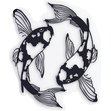 KOI Metal Wall Art