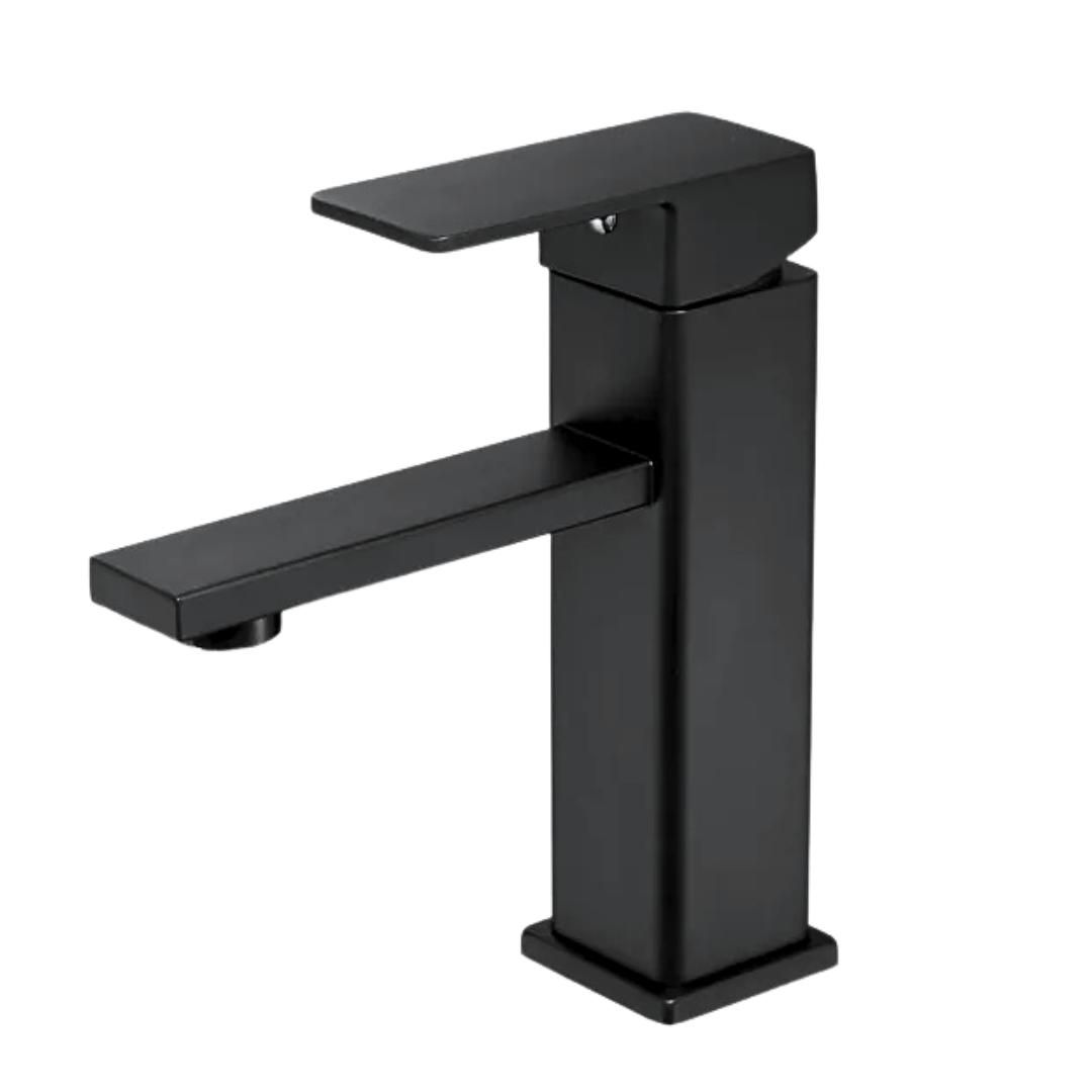 Muett Matte Black Basin Mixer