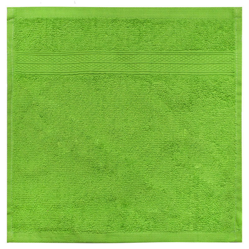 Bunty's Plush 450GSM Face Cloths - 030x030cms - Jasmine Green(300pc Pack)