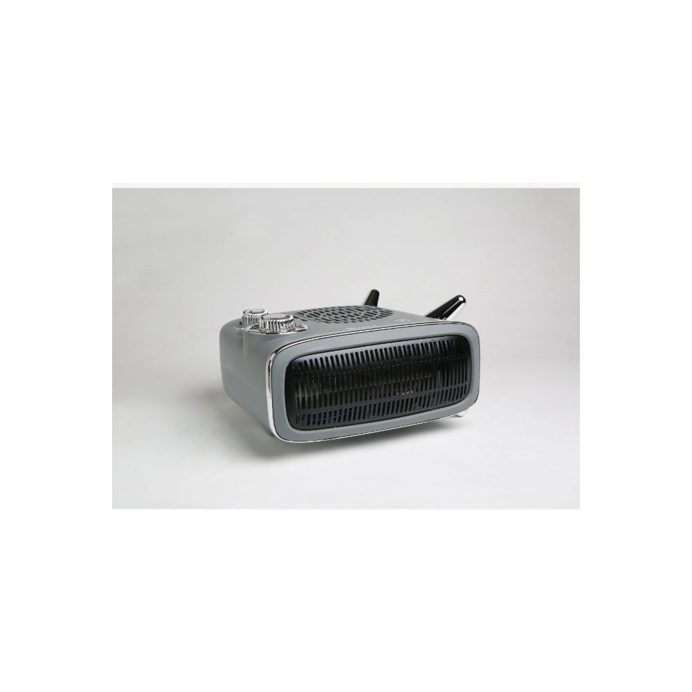 Swan Retro Grey  Vertical / Horizontal Fan Heater