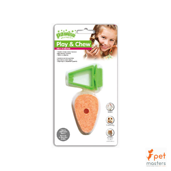 Pawise Play & Chew Carrot Toy / Default Title