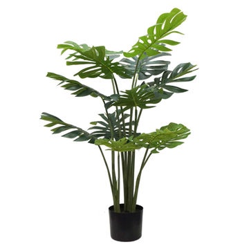 HouzeComfort Artificial Monstera Pot Plant Indoor and Outdoor - 120cm