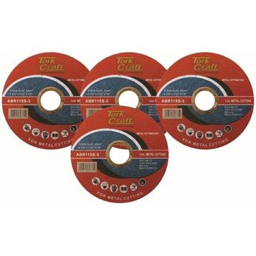 4 Cutting Disc Steel and Ss 115x0.8x22.22mm - 3 Pack