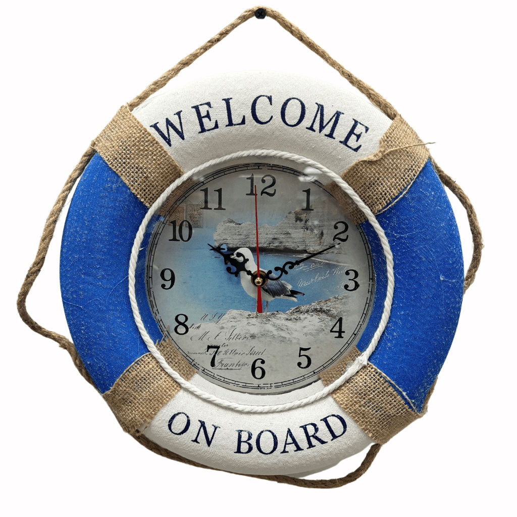 Nautical Lifebuoy Clock