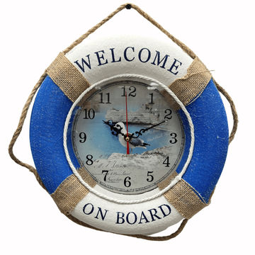 Nautical Lifebuoy Clock