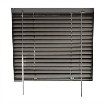 25mm Aluminium Venetian Blind 900mm W x 1600mm H - Onyx