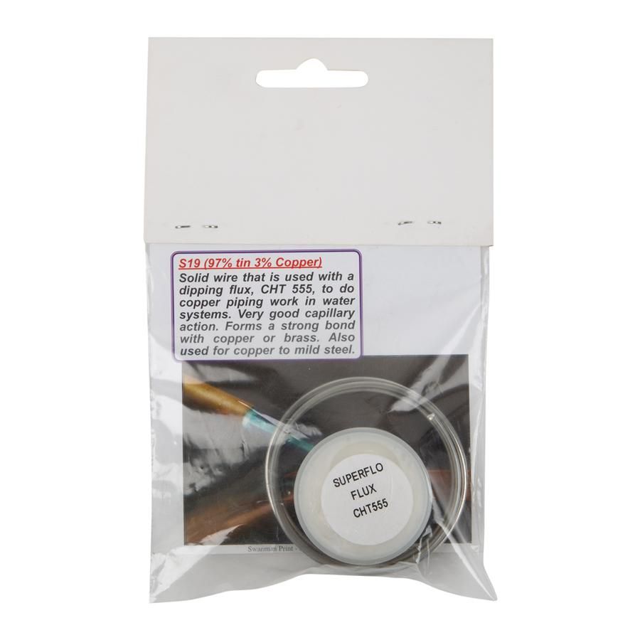 Solder Wire 15G 97/3 & Flux Diy Kit - 4 Pack
